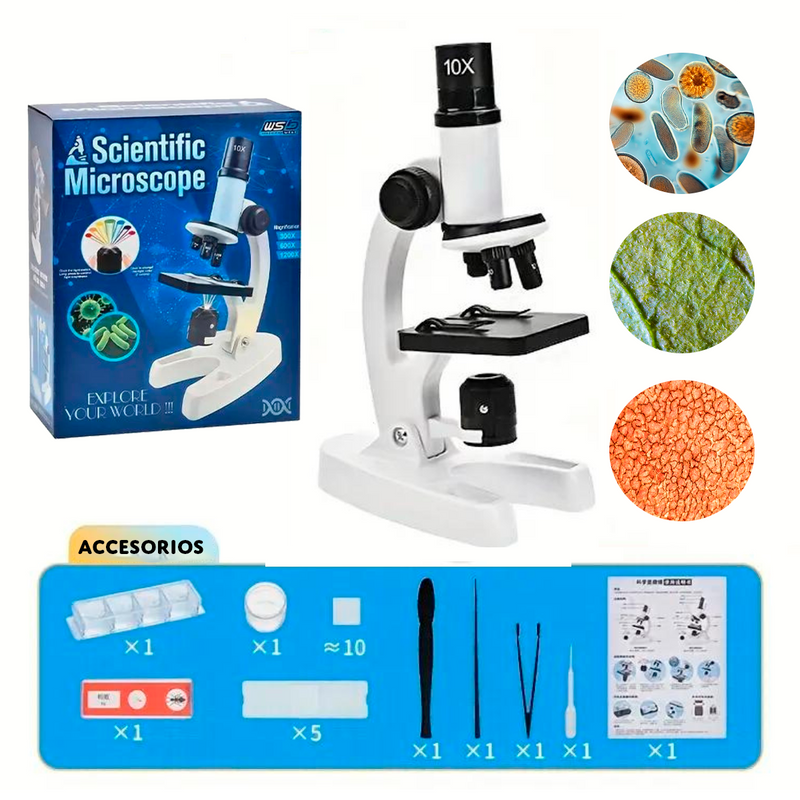 Kit Microscopio Compuesto Infantil | Varietah Niños