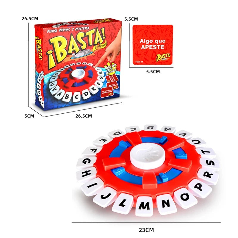 Juego Familiar De Mesa Basta